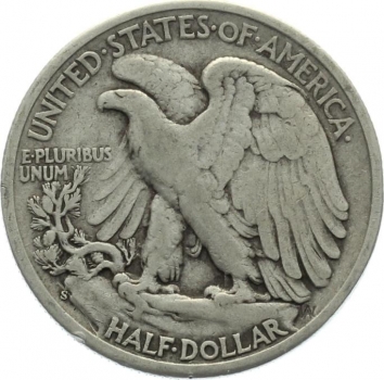 USA 1/2 Dollar 1943 S - Walking Liberty